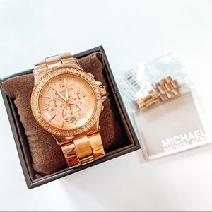 Michael Kors rose gold watch 5412